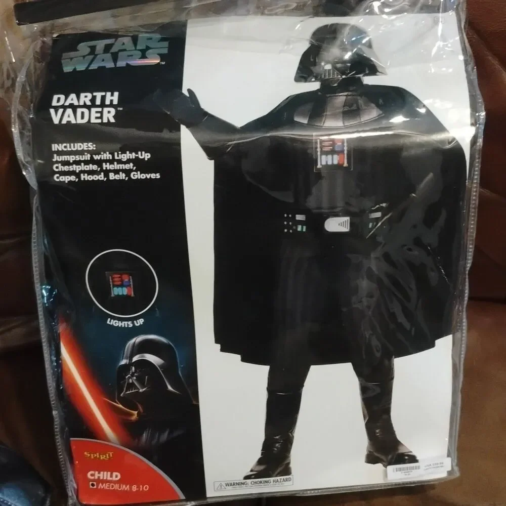 Star Wars Deluxe Darth Vader Child Costume Complete Outfit Size M